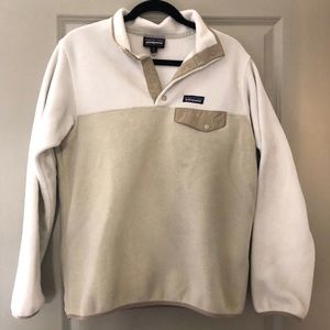 Cream/Tan Patagonia Women's Snap-T Pullover